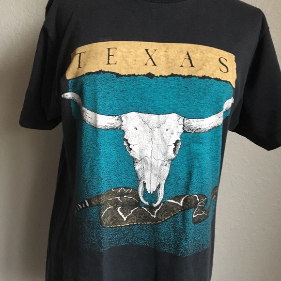 Vintage single stitch Texas shirt Screen Stars - Picture 5 of 8